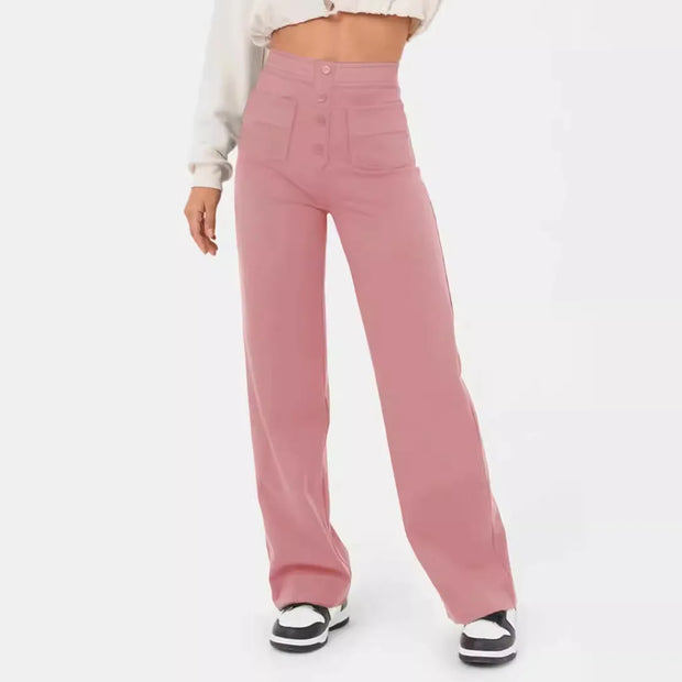 ✨End-of-season Sale 50%) Women's Casual High Waist Stretch Pants