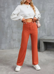 ✨End-of-season Sale 50%) Women's Casual High Waist Stretch Pants