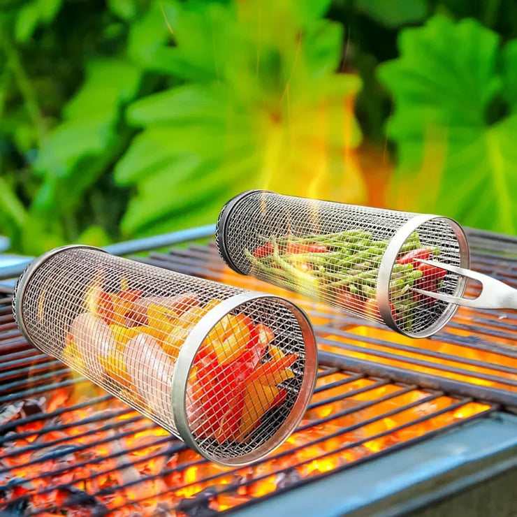 HOT SALE 49% OFF 🔥 Rolling Grilling Basket