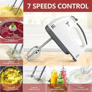 7-Speed Handheld Electric Egg Beater