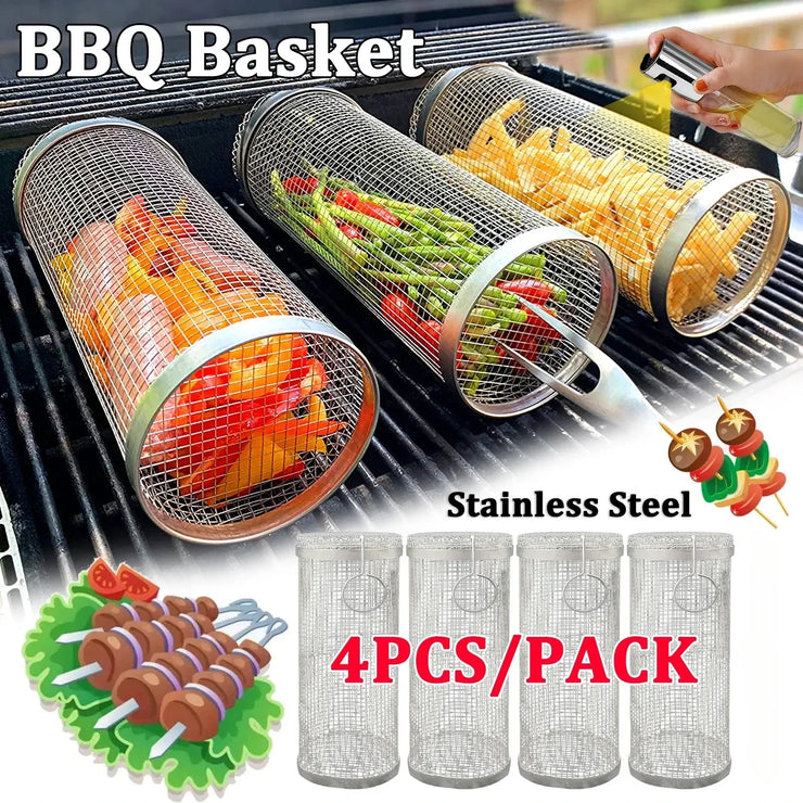 HOT SALE 49% OFF 🔥 Rolling Grilling Basket