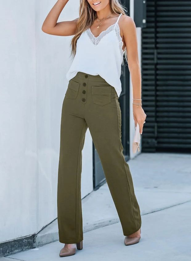 ✨End-of-season Sale 50%) Women's Casual High Waist Stretch Pants